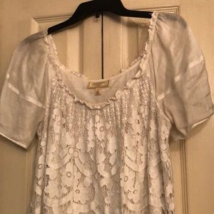 Beautiful white lace blouse